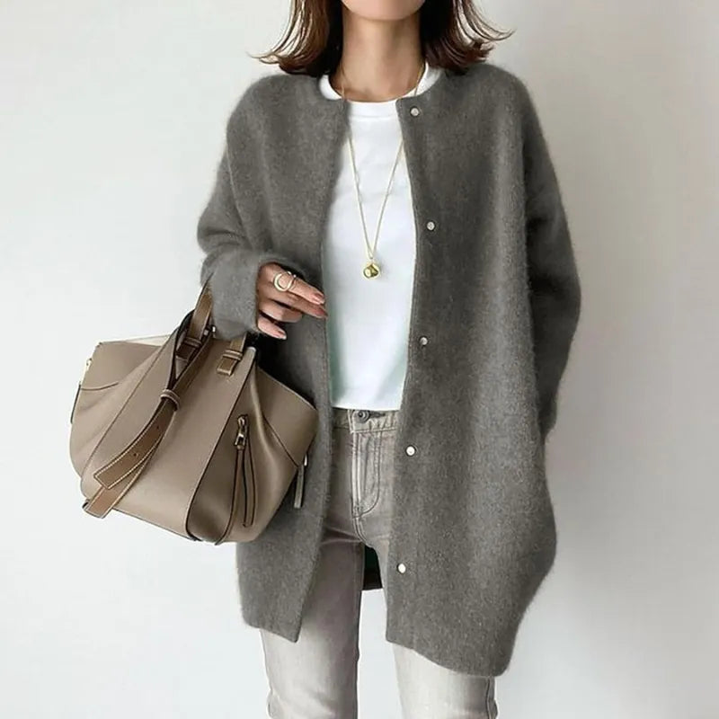 Juliette™ - Cardigan lungo in lana morbida