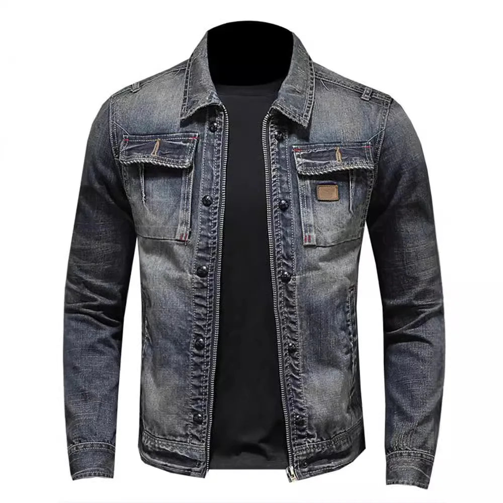 Denver™ – Giacca in denim slavato da uomo