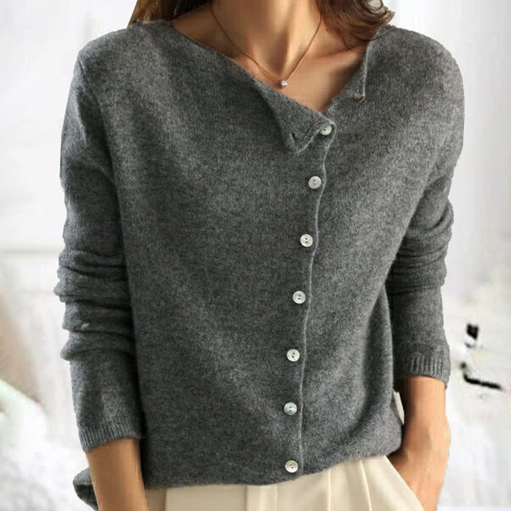 Élina™ - Cardigan chic con bottoni