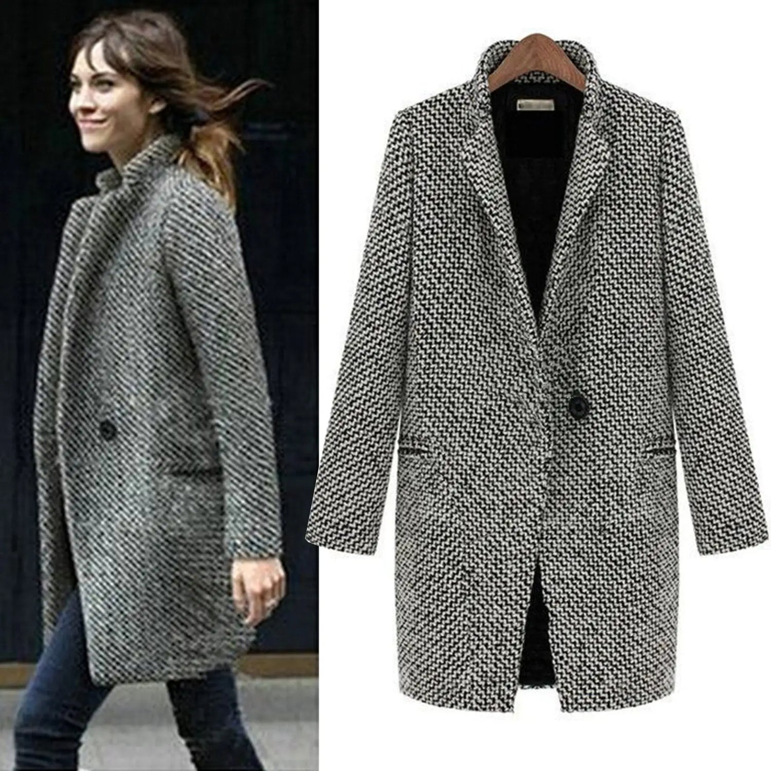 Cheska™ - Cappotto pied de poule