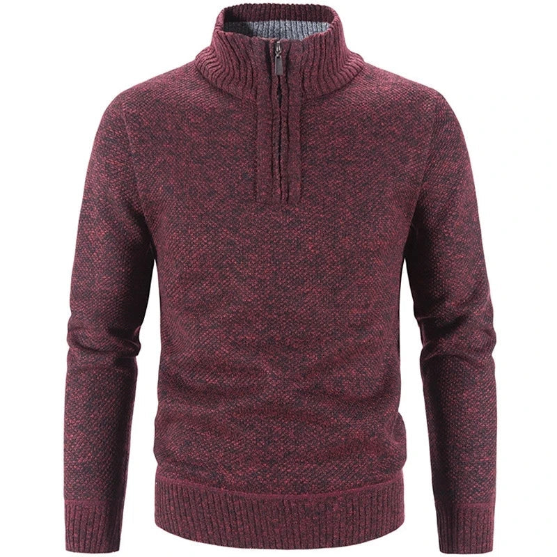 Léonard™ – Maglione con zip chic da uomo