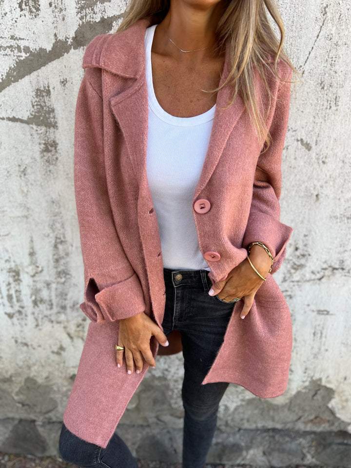 Isabelle™ - Cappotto lungo in lana morbida da donna