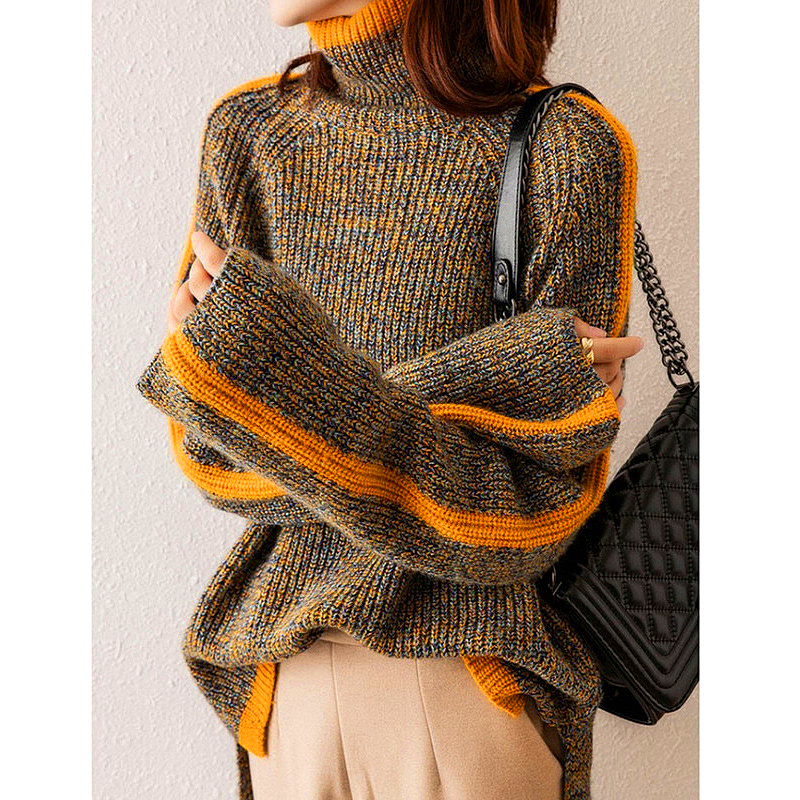 Chamona™ - Maglione dolcevita in lana da donna